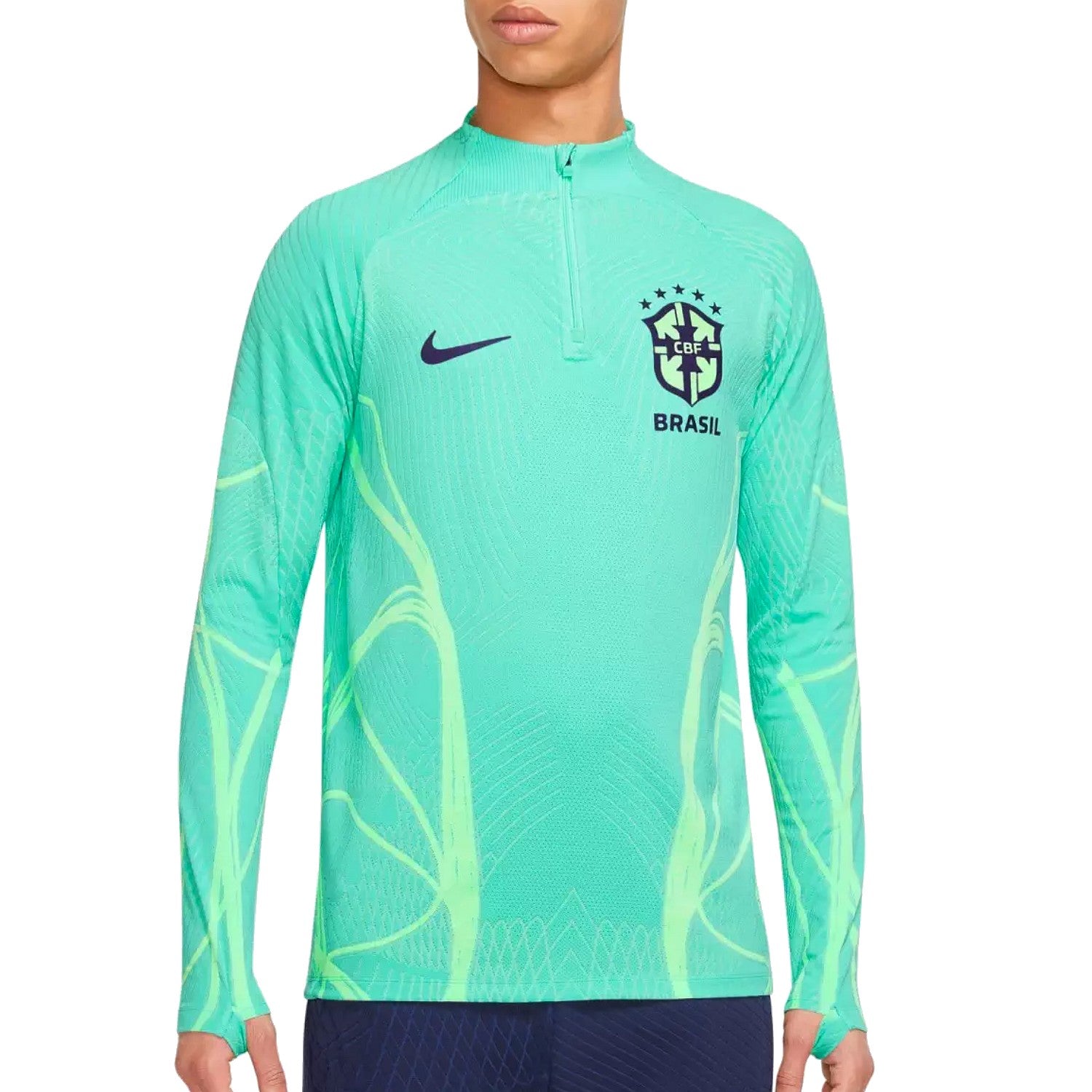 Soccer Tracksuits Brazil Soccer Elite Players Technical Training Top 2022/23 - Nike Adults Extralarge