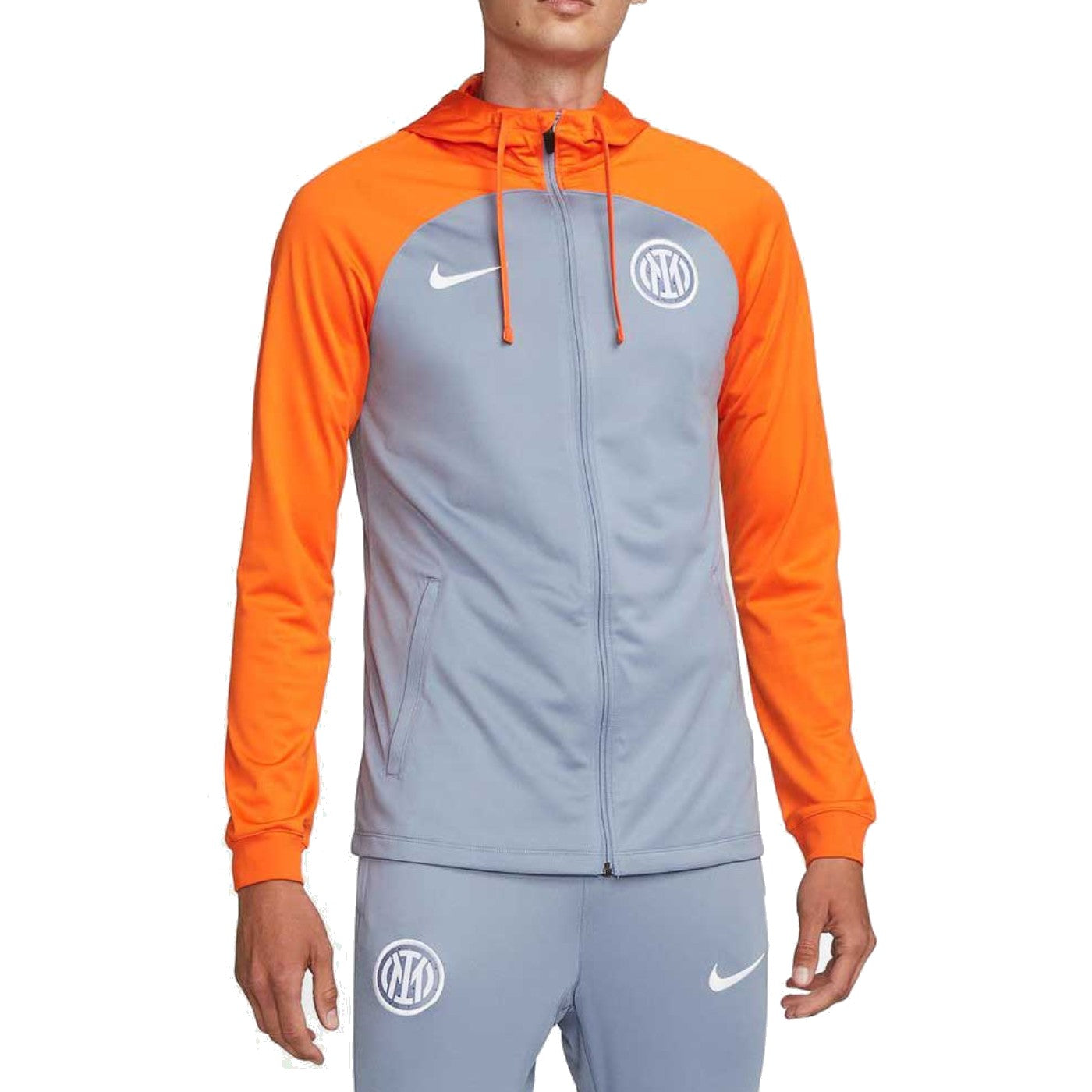 Milan gray hooded presentation tracksuit 2023/24 - Nike – SoccerTracksuits.com