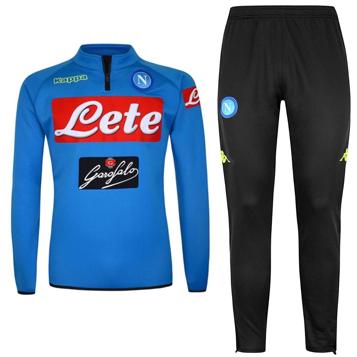 Ssc Napoli Training Technical Soccer Tracksuit 2018 19 Kappa SoccerTracksuits