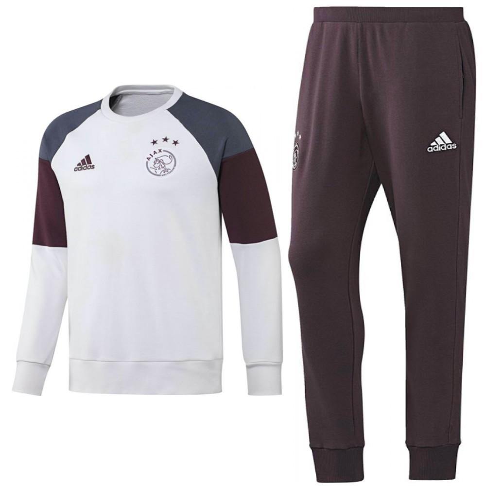 Eigenlijk Havoc Gunst Ajax Amsterdam Training Sweat tracksuit 2016/17 White - Adidas –  SoccerTracksuits.com