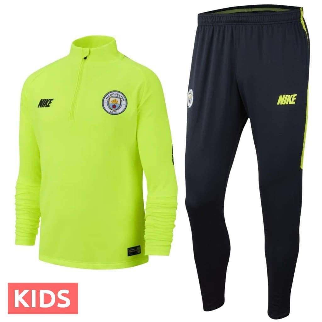 dief inrichting Christchurch Kids - Manchester City fluo training technical soccer tracksuit 2019 - Nike  – SoccerTracksuits.com