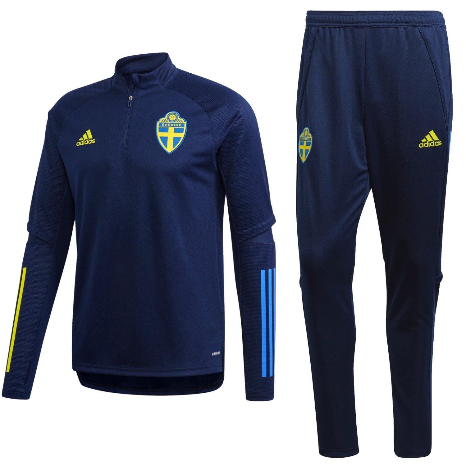 Sweden National Football Team SVFF Soccer Sweatshirt Longsleeve Jersey Mens  M