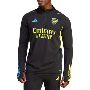 Arsenal black training technical soccer tracksuit 2023/24 - Adidas