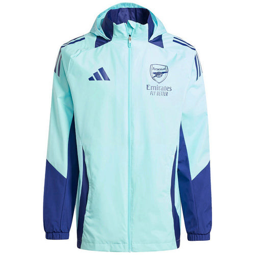 Arsenal FC soccer training rain jacket 2024/25 - Adidas