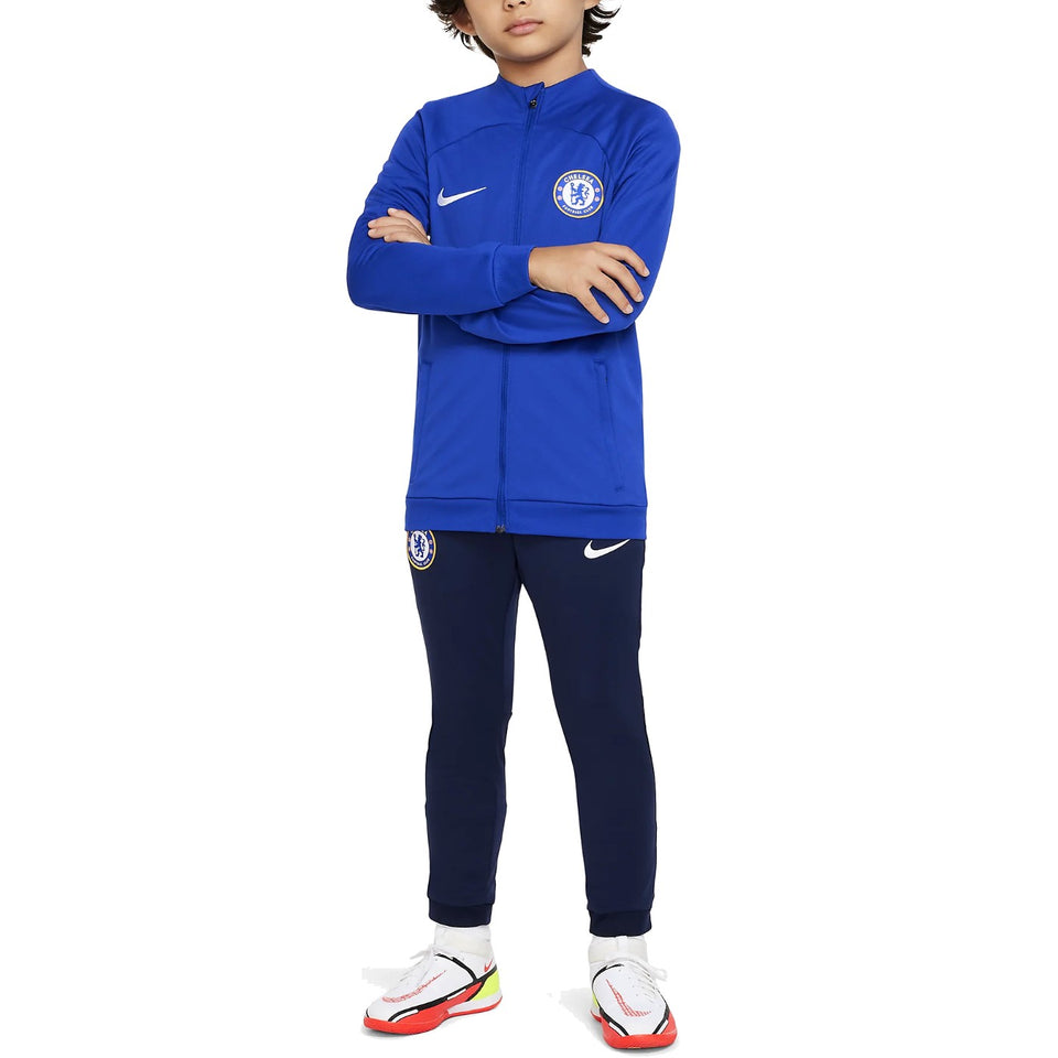 blue Kids presentation training Soccer - - tracksuit 2023/24 – Nike Chelsea