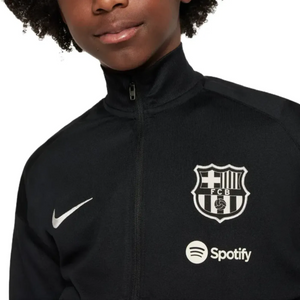 Kids - FC Barcelona black presentation Soccer tracksuit 2024/25 - Nike