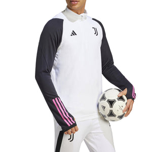 Juventus white training technical soccer tracksuit 2023/24 - Adidas