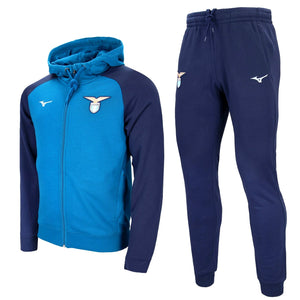 SS Lazio hooded casual presentation tracksuit 2024/25 - Mizuno