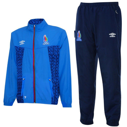 Azerbaijan National Team Training Presentation Soccer Tracksuit 2015/16 - Umbro - SoccerTracksuits.com