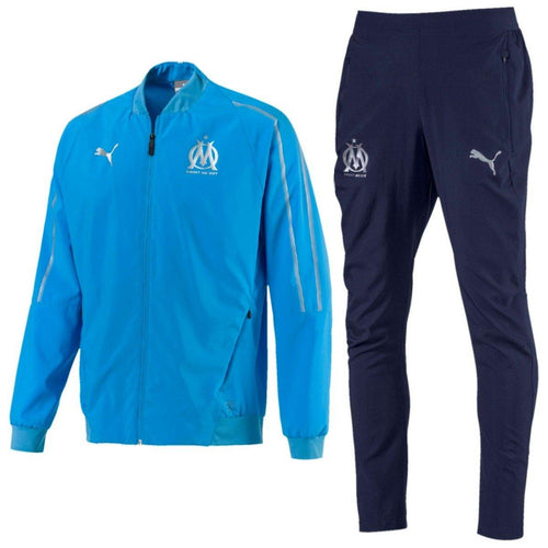 Olympique Marseille Presentation Soccer Tracksuit 2018/19 - Puma - SoccerTracksuits.com