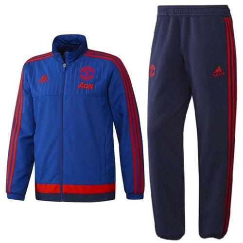 Manchester United Presentation Soccer Tracksuit 2015/16 - Adidas - SoccerTracksuits.com