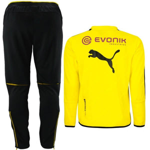 Borussia Dortmund Training Sweat Set 2015/16 Yellow - Puma - SoccerTracksuits.com