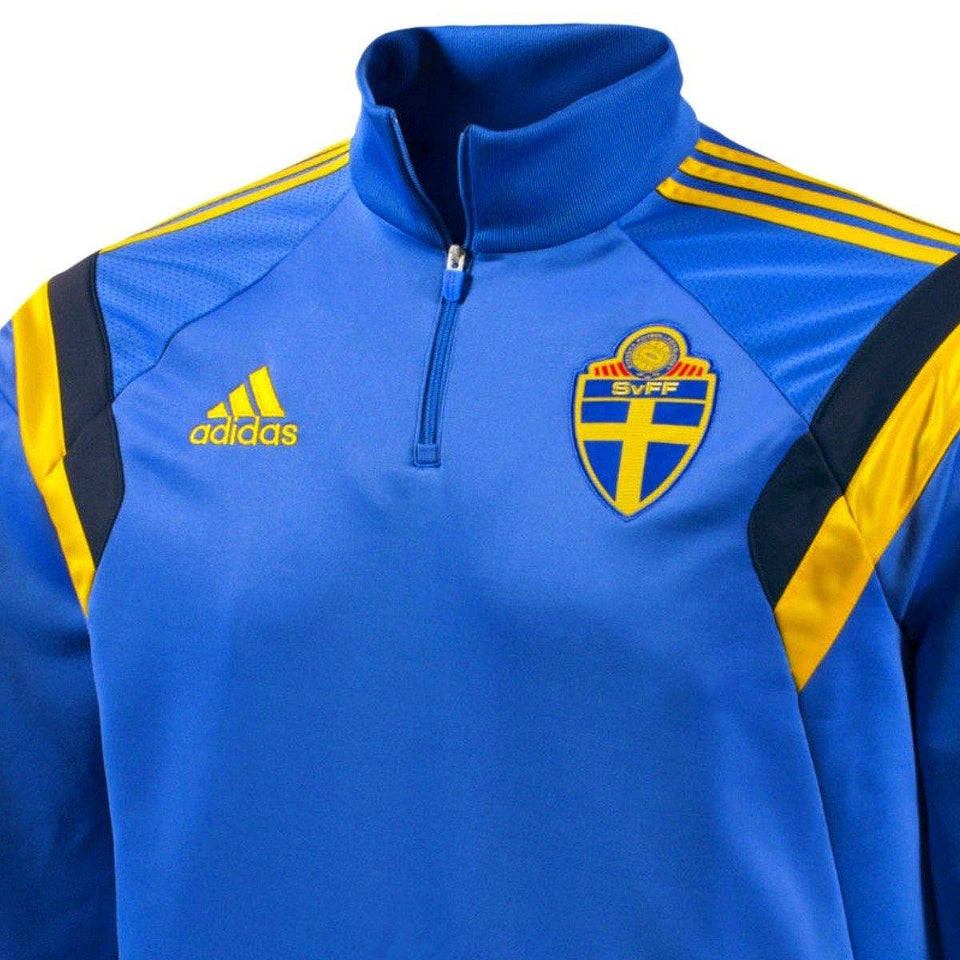 Sweden National Team Training Soccer Tracksuit 2015 Marine - Adidas –