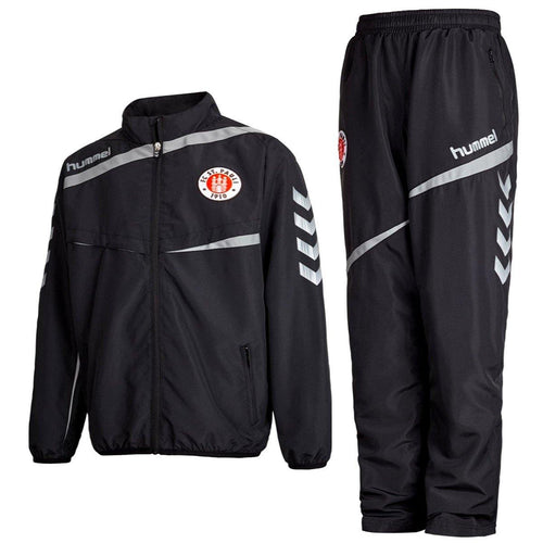 Fc St. Pauli Presentation Soccer Tracksuit 2015/16 - Hummel - SoccerTracksuits.com