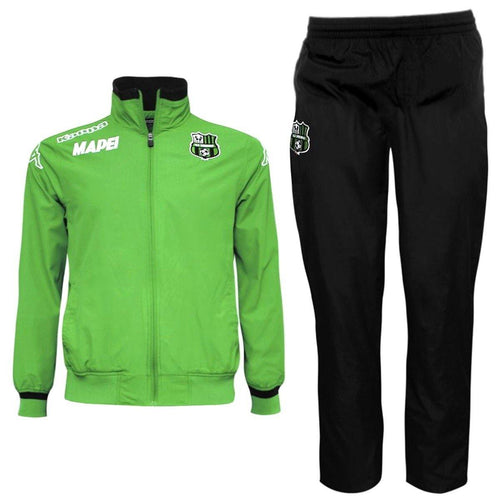 Us Sassuolo Calcio Presentation Soccer Tracksuit 2015/16 Green - Kappa - SoccerTracksuits.com