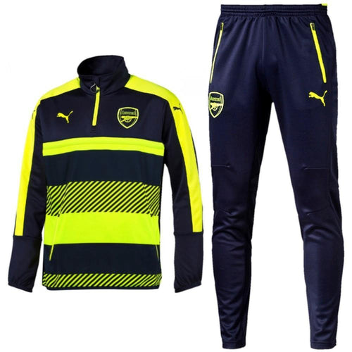 Arsenal Ucl Technical Training Soccer Tracksuit 2016/17 Navy/Fluo - Puma - SoccerTracksuits.com