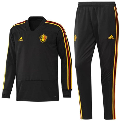 Belgium Technical Hybrid Sweat Soccer Tracksuit 2018/19 - Adidas - SoccerTracksuits.com