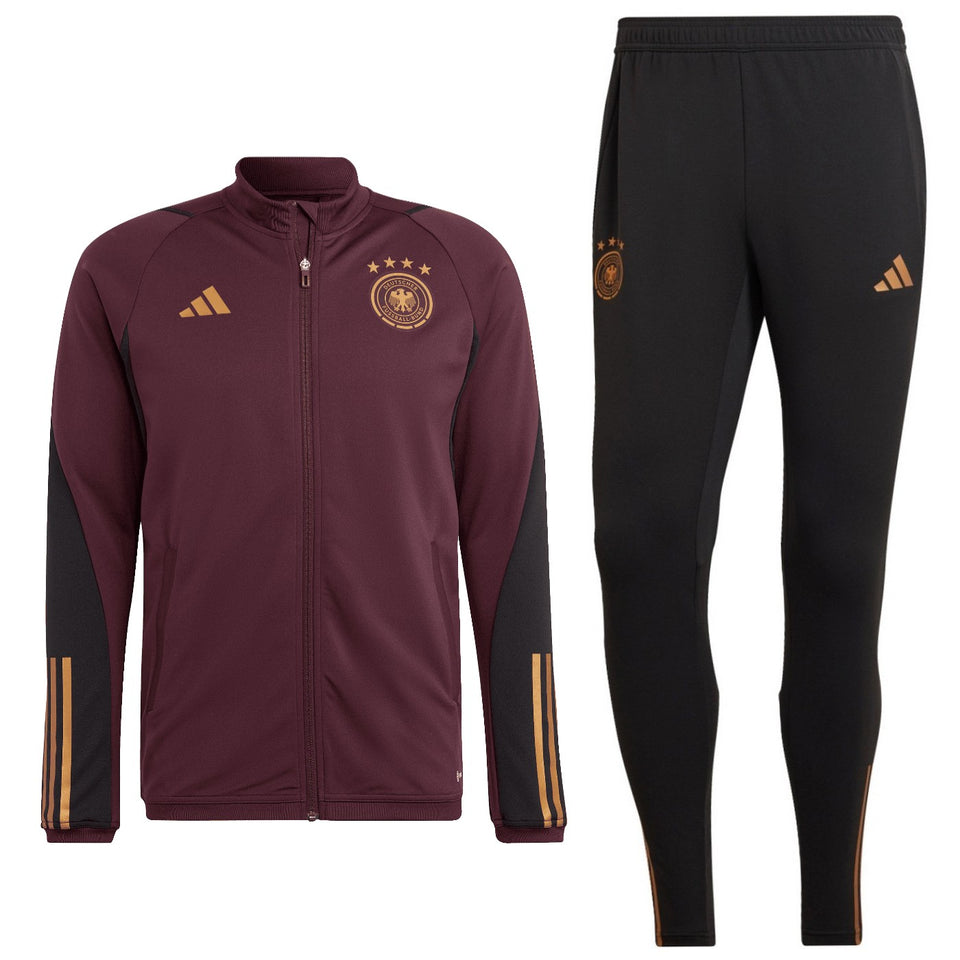 atomar indebære inkompetence Germany training bench Soccer tracksuit 2022/23 - Adidas –  SoccerTracksuits.com