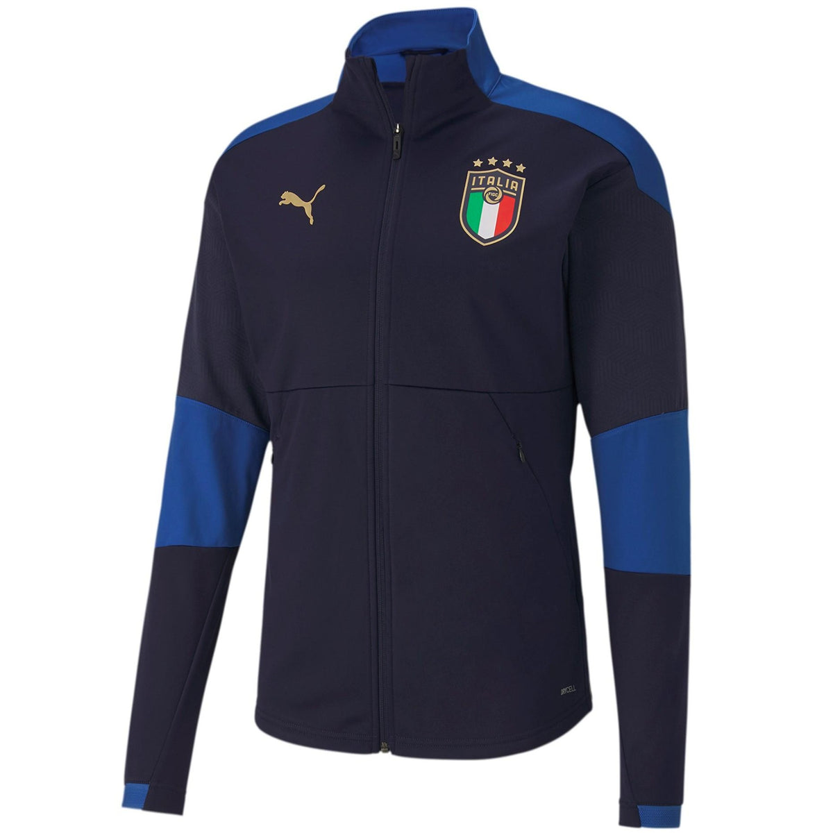 Italy national team navy training Soccer tracksuit 2020/21 - Puma ...
