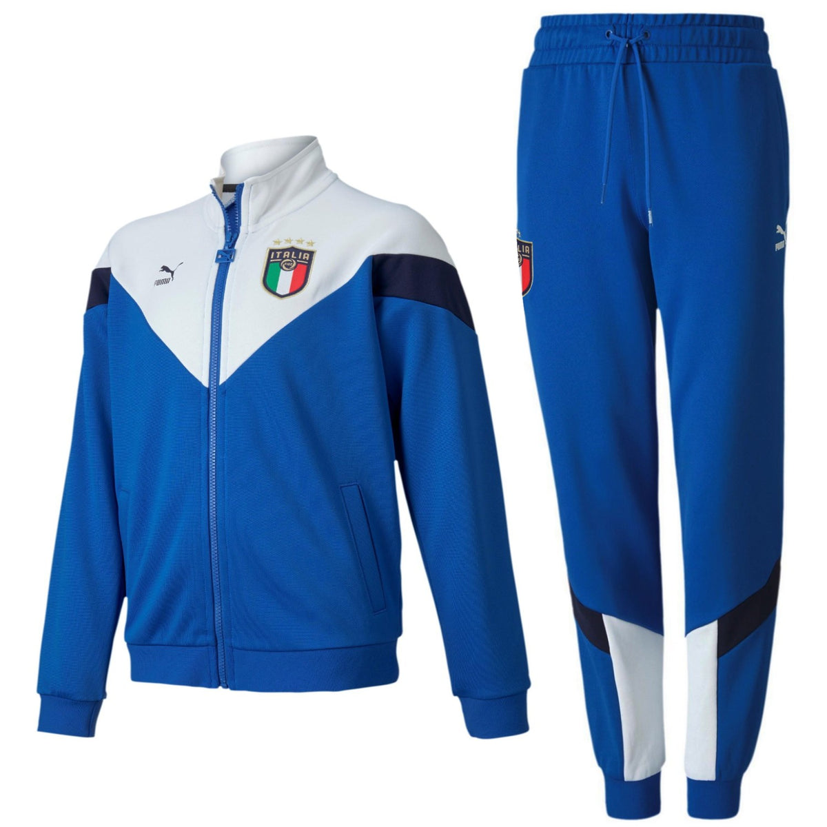 Kids - Italy blue Iconic Fans presentation Soccer tracksuit 2020 - Puma ...