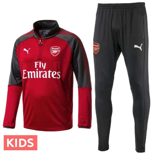 Kids - Arsenal Fc Technical Training Soccer Tracksuit 2017/18 - Puma - SoccerTracksuits.com