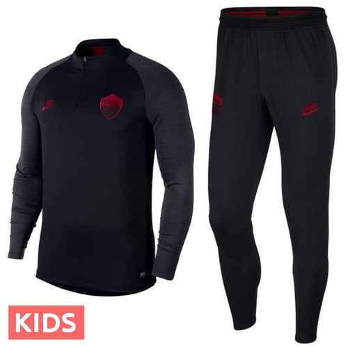 Kids - AS Roma EU training technical soccer tracksuit 2019/20 - Nike - SoccerTracksuits.com