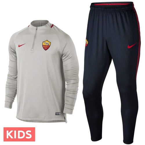 Kids - AS Roma Training Technical Soccer Tracksuit 2018 - Nike - SoccerTracksuits.com