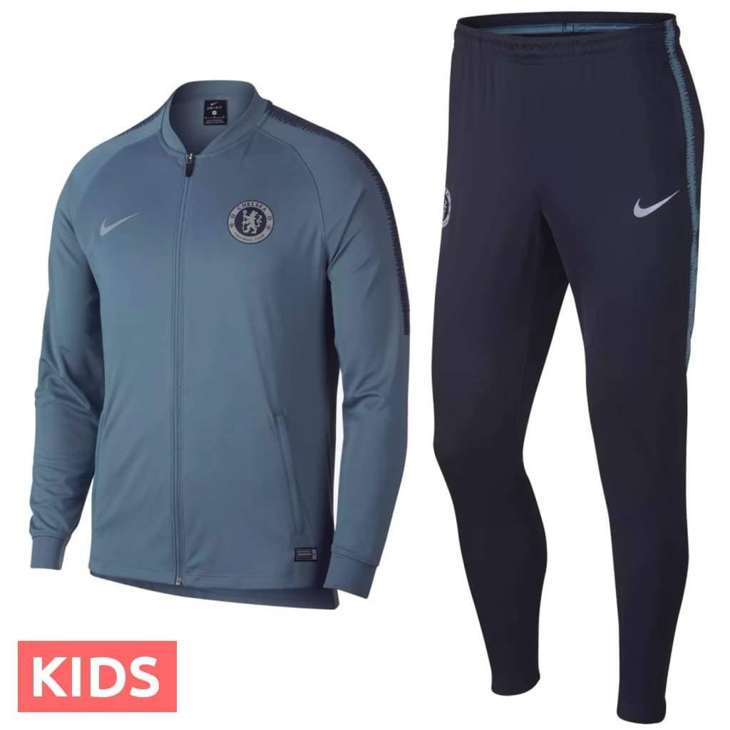 Kids - Chelsea FC UCL presentation soccer tracksuit 2018/19 - Nike - SoccerTracksuits.com