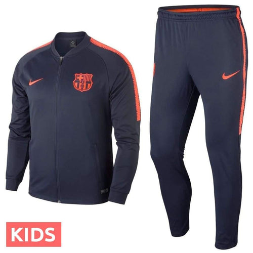 Kids - FC Barcelona Training Presentation Soccer Tracksuit 2018 - Nike - SoccerTracksuits.com