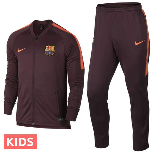 Kids - FC Barcelona UCL Training/Presentation Soccer Tracksuit 2017/18 - Nike - SoccerTracksuits.com