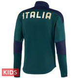 Kids - Italy national team green training Soccer tracksuit 2019 - Puma - SoccerTracksuits.com