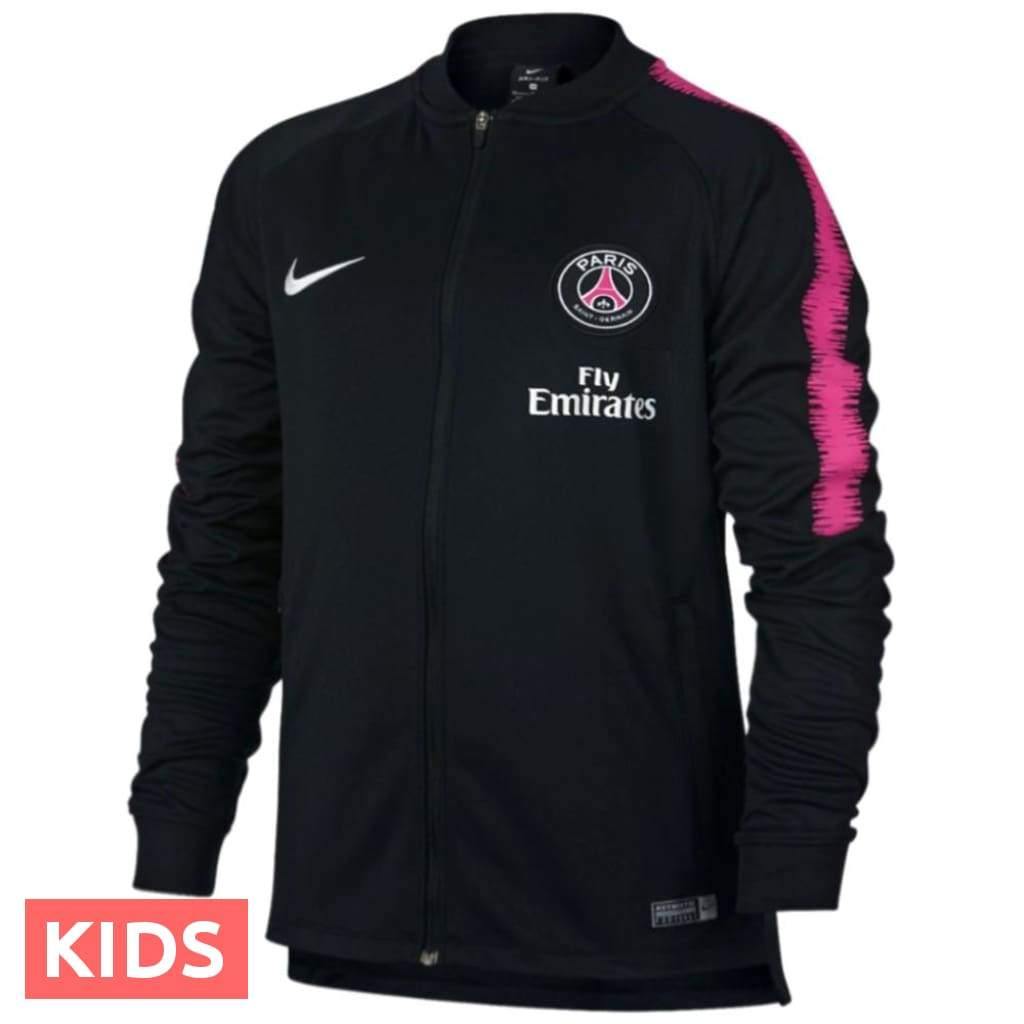 lenen onderschrift draaipunt Kids - Paris Saint Germain black presentation soccer tracksuit 2018/19 -  Nike – SoccerTracksuits.com